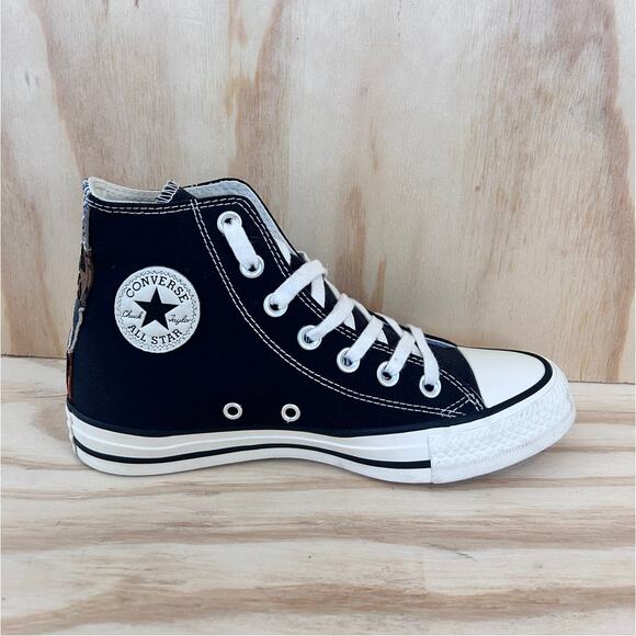 Converse All Star -CT High Top Animal Pint -Sneakers -Black -Women's -6 -165552C - Picture 6 of 10